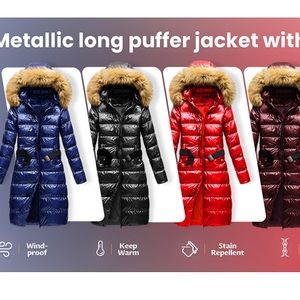 Creatmo long puffer jacket